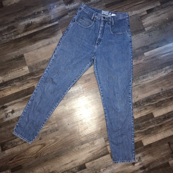 Vtg 80s RARE Star Cody High Waist Straight Leg Grunge Goth Mom Denim Jeans - Picture 12 of 13